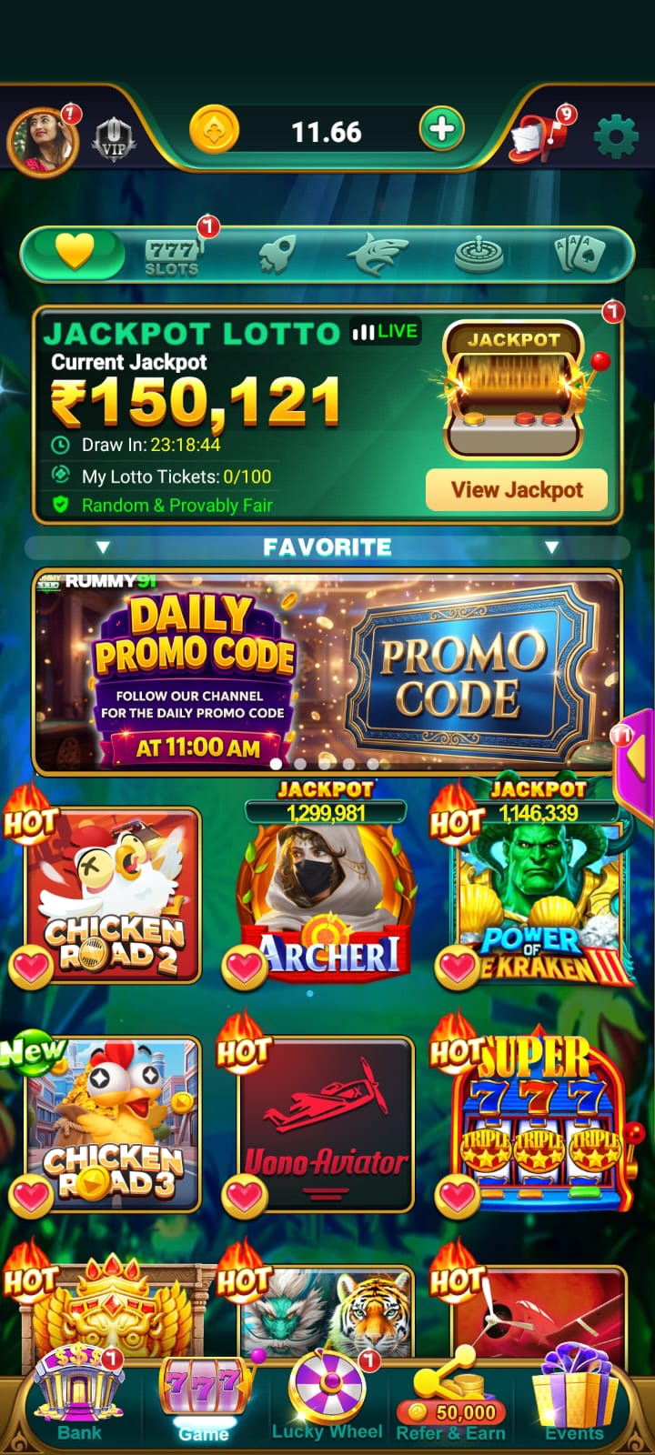 Ever 777 App Screenshot 2